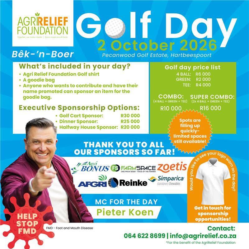 Agri Relief Golf Day 2026