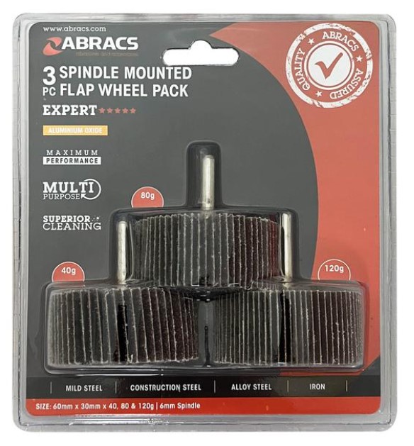ABRACS Flap Wheel 60mm x 3pcs.